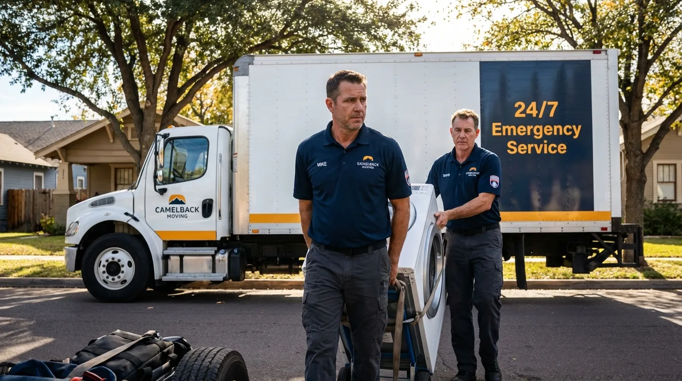 CamelBack Moving crew loading furniture in Lawtell, LA