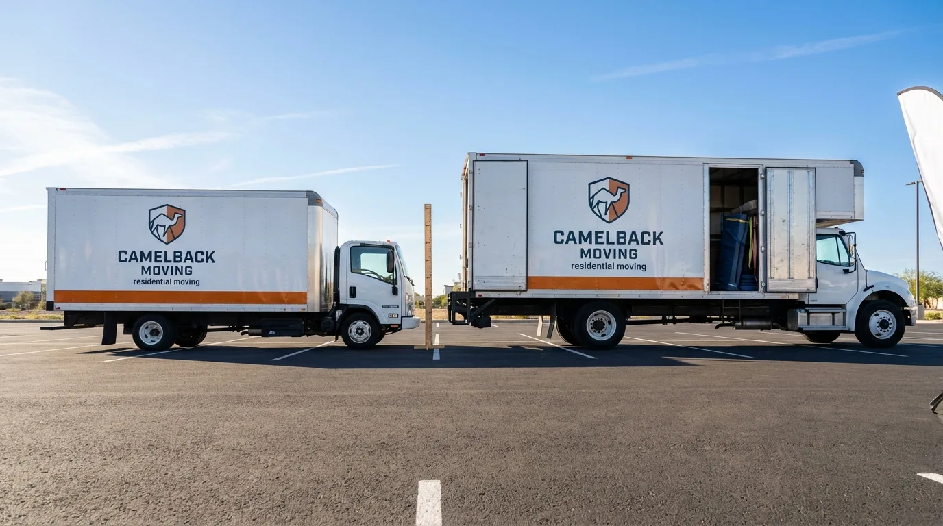 Moving truck size capacity guide in Lawtell